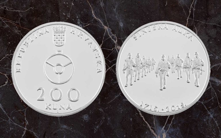 Srebrnjak 200 kuna Sinjska alka