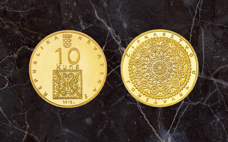 Zlatnik 10 kuna Čipkarstvo u Hrvatskoj