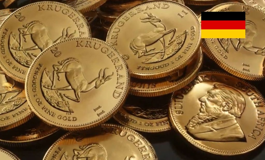 Najpopularniji njemački investicijski zlatnik - Krugerrand 1oz u akciji