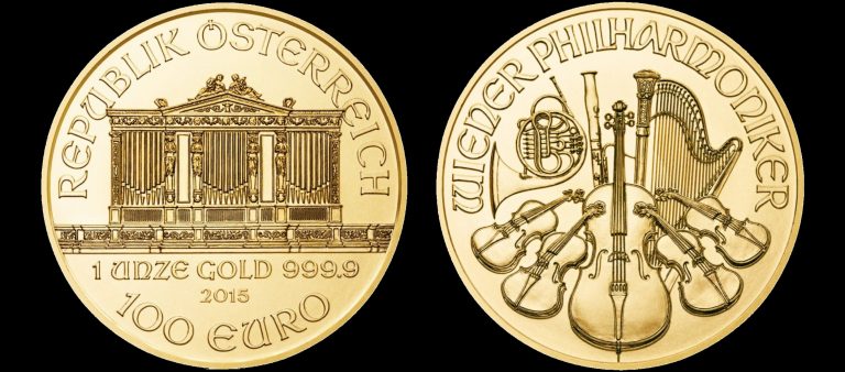 Zlatnik Wiener Philharmoniker 1 oz