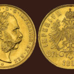 Povijesni zlatnik 8 florina 20 franaka Franc Ios