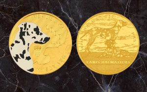 Kolorirani zlatnik 1000 kuna Dalmatinski pas