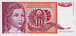 Konvertibilni Markovićev dinar 10 dinara