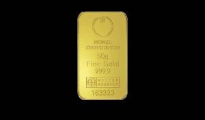 Zlatna poluga 50 grama Munze Osterreich na akciji