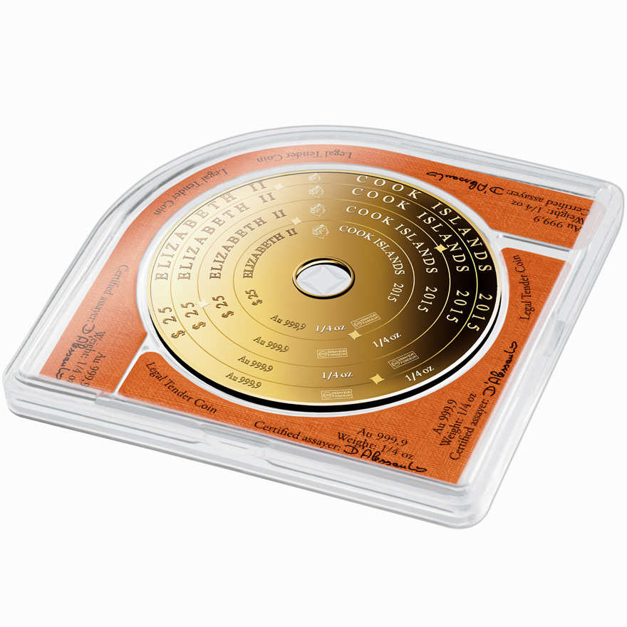 Zlatnik Armillary, Valcambi, Švicarska