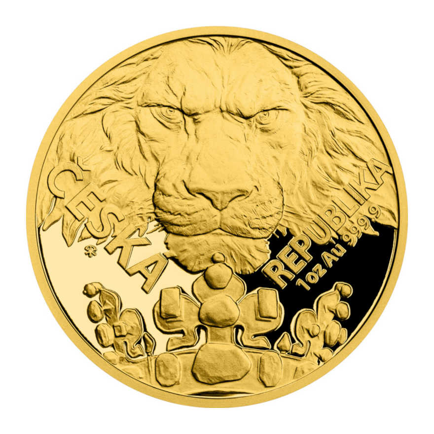 Zlatnik Češki lav, 1oz