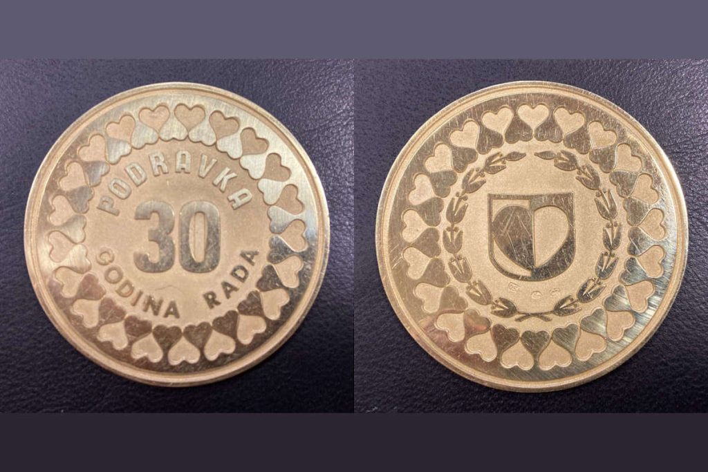 Zlatna medalja 30 godina Podravke