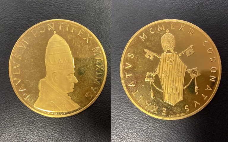 Zlatna medalja Papa Pavao VI, Vatikan