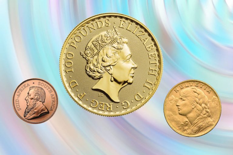 Akcija Zlatnik Britannia Elizabeth II, Vreneli, Krugerrand 1/10 unce