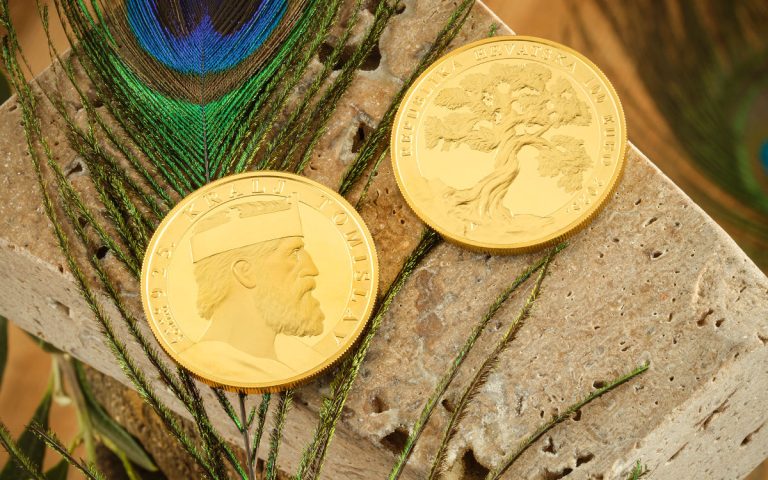 Serija tri zlatnika i dva srebrnjaka Kralj Tomislav - 1100 godišnjica krunidbe, Hrvatska, 2025