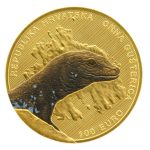 Zlatnik 100 eur Crna Gušterica, kolorirano