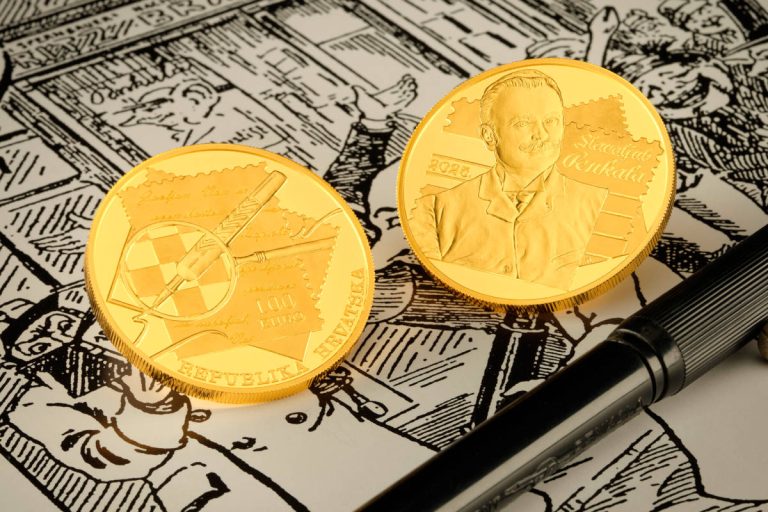 Zlatnik i srebrnjak Inovacije Slavoljub Penkala, 1 unca, Hrvatska 2025