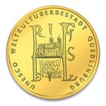 Zlatnik 100 eur Quedlinburg UNESCO, SR Njemačka, 2003, 1/2oz