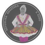 Obojani - kolorirani srebrnjak Otok Susak, 2 unce, Hrvatska, 2024