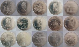 Deset srebrnjaka 10 CAD Kanada, XXI olimpijske igre Montreal, 1976