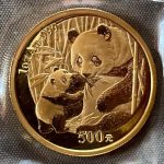 Zlatnik 1 unca Kineski panda iz 2005. godine
