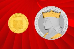 Iz privatnih kolekcija: zlatnik kralj Tomislav 1/16 oz i pozlaćeni srebrnjak s rutenijem Kraljica Jelena 2 eur